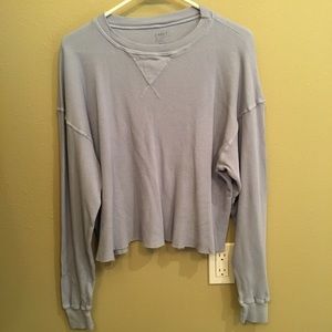 J. Galt blue crop top